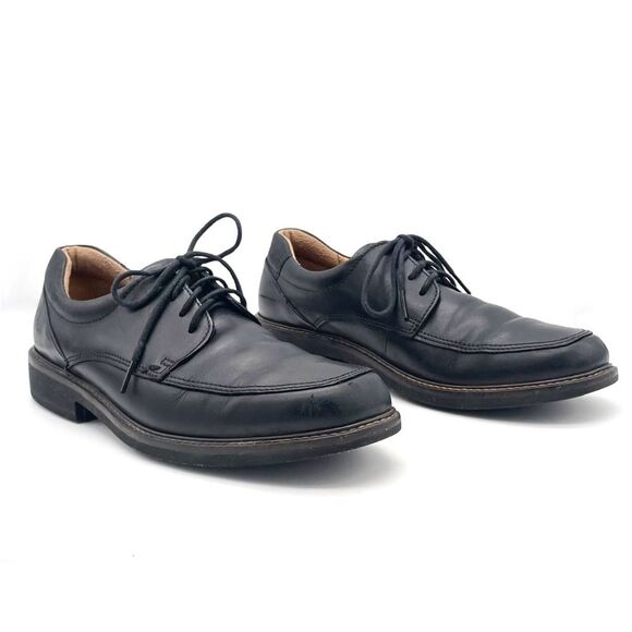 ECCO Men’s Black Leather Lace Up Oxford Dress Shoes Comfort Size 42 EU 8 US main image 7